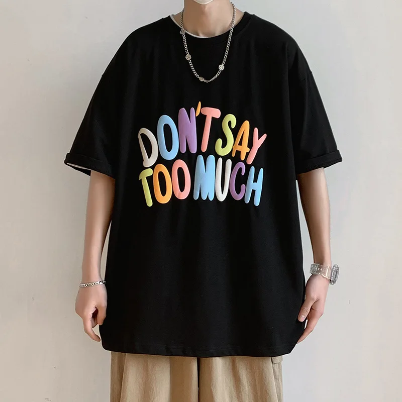 Hip Hop 3D Bubble Letter Print Oversized Dropped Shoulder Men Clothing T Shirts
Hip Hop 3D Bubble Letter Print Oversized Dropped Shoulder Men Clothing T Shirts