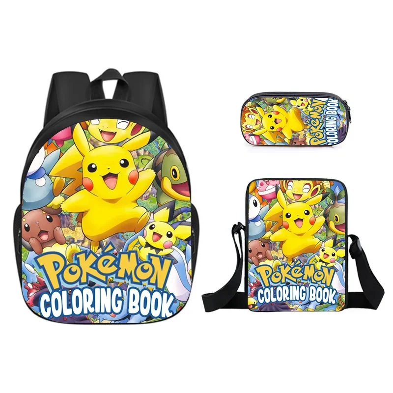 3PC-New Fashion Beautiful Pokémon Pikachu School Bag Backpack Children's Backpack Messenger Bag Pencil Case Three-piece Set
3PC-New Fashion Beautiful Pokémon Pikachu School Bag Backpack Children's Backpack Messenger Bag Pencil Case Three-piece Set