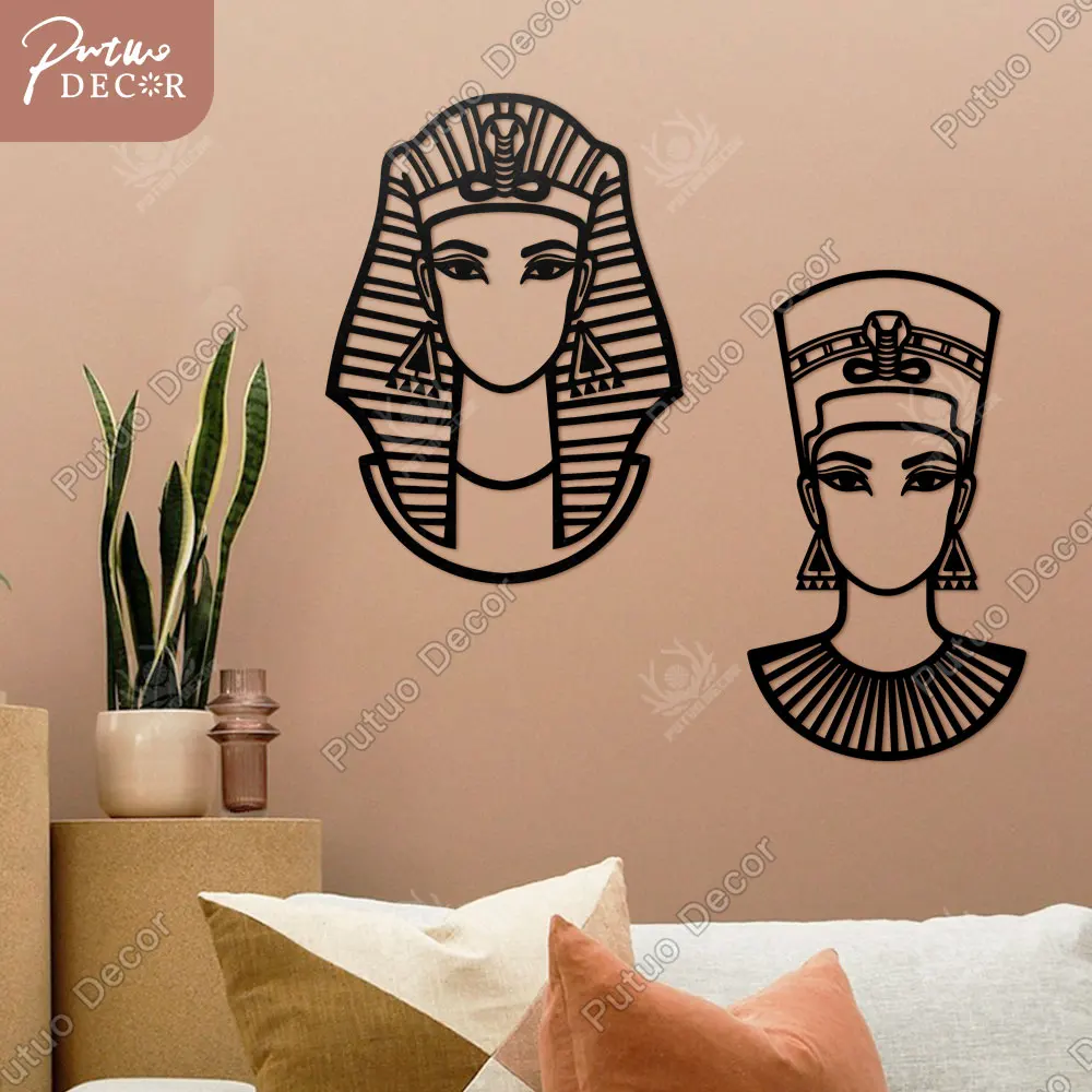 Putuo Decor Pharaohs Wooden Wall Art Modern Design Ancient Egypt Sculpture Hanging Sign for Man Cave Living Bedroom Home Decor
Putuo Decor Pharaohs Wooden Wall Art Modern Design Ancient Egypt Sculpture Hanging Sign for Man Cave Living Bedroom Home Decor