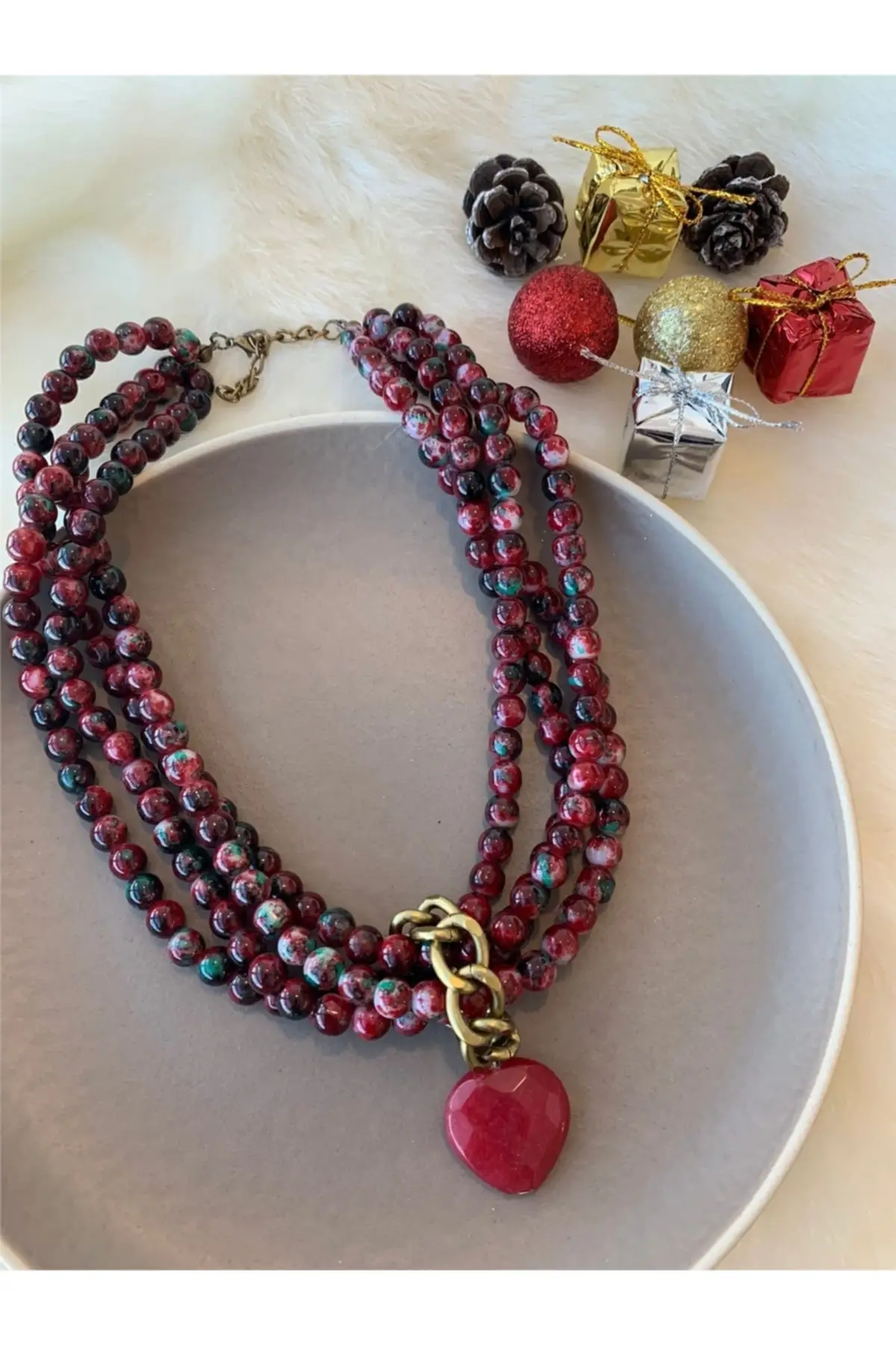 Burgundy Heart Jade Natural Multi Glass Beads Design Necklace Clip Red Natural Stone Bijouterie Jewelry & Jewelry
Burgundy Heart Jade Natural Multi Glass Beads Design Necklace Clip Red Natural Stone Bijouterie Jewelry & Jewelry