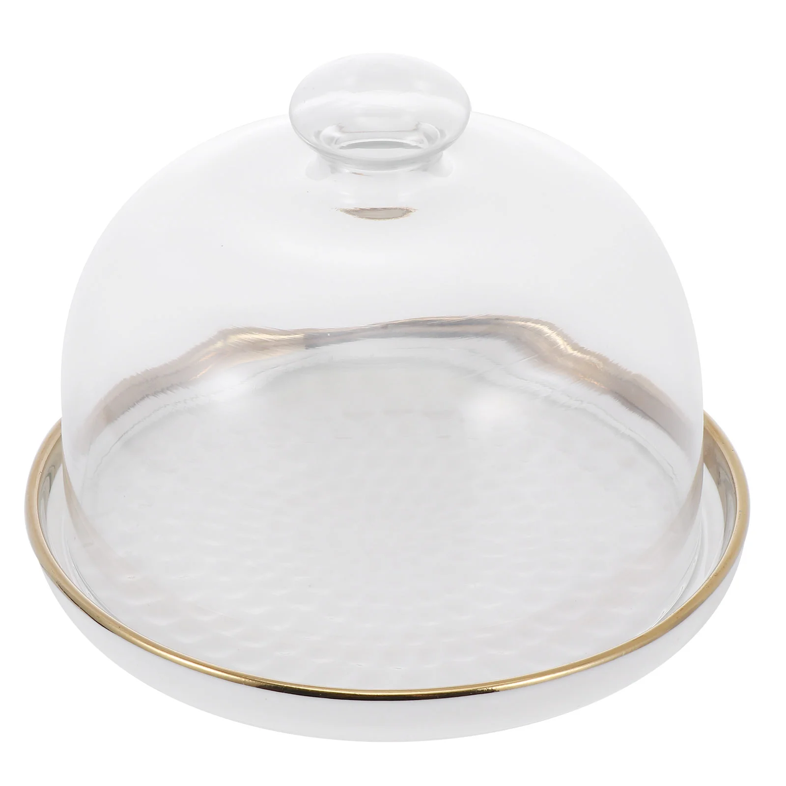 1 Set Dust Proof Cake Plate Glass Cover Ceramic Cake Display Tray Portable Cake Plate
1 Set Dust Proof Cake Plate Glass Cover Ceramic Cake Display Tray Portable Cake Plate