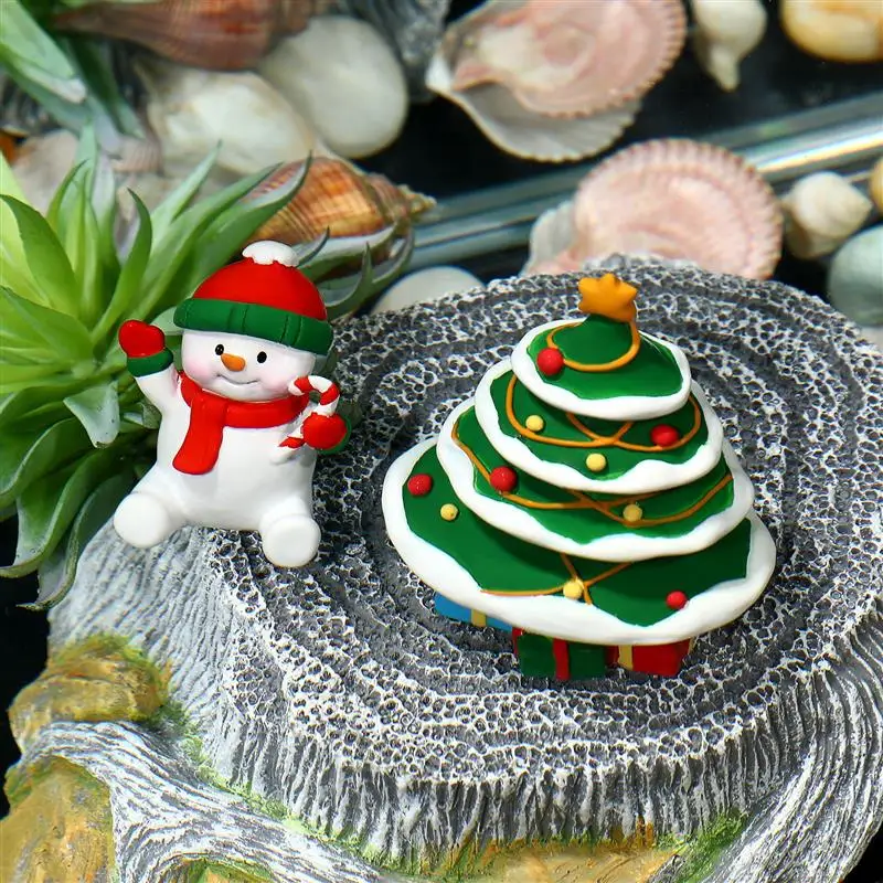 POPETPOP 2pcs Resin Snowman Christmas Tree Fish Tank Landscaping Decor Christmas Aquarium Ornaments Table Decor
POPETPOP 2pcs Resin Snowman Christmas Tree Fish Tank Landscaping Decor Christmas Aquarium Ornaments Table Decor