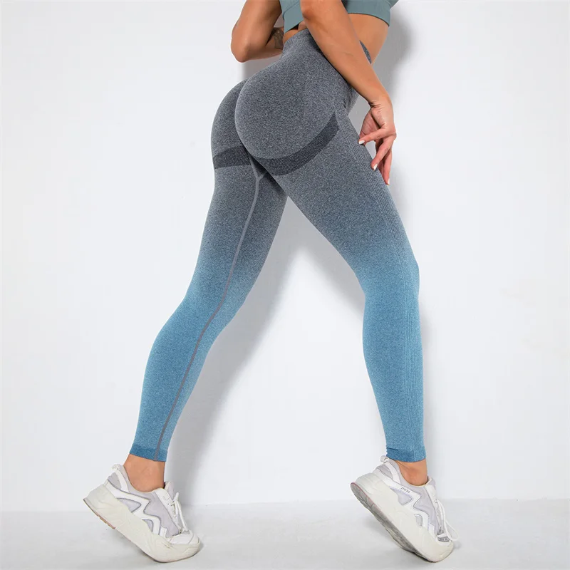 Energy Seamless Gym Leggings Breathable Sports Pants Women Tight Stretch Hips Fitness Pants Gradient Yoga Pants for Girls
Energy Seamless Gym Leggings Breathable Sports Pants Women Tight Stretch Hips Fitness Pants Gradient Yoga Pants for Girls
