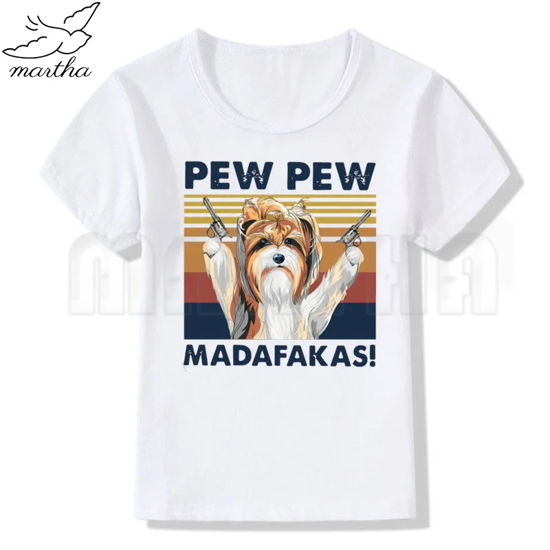 Pew Madafakas новая забавная футболка для мальчиков белый топ модная детская футболка с круглым вырезом и коротким рукавом с милым принтом детска...
Pew Madafakas новая забавная футболка для мальчиков белый топ модная детская футболка с круглым вырезом и коротким рукавом с милым принтом детска...