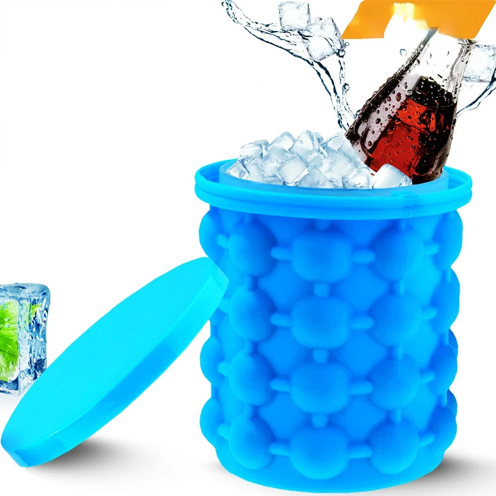 Dropshipping Portable 2 in 1 Large Silicone Ice Bucket Mold with Lid Space Saving Cube Maker Tools for Kitchen Party Barware
Dropshipping Portable 2 in 1 Large Silicone Ice Bucket Mold with Lid Space Saving Cube Maker Tools for Kitchen Party Barware