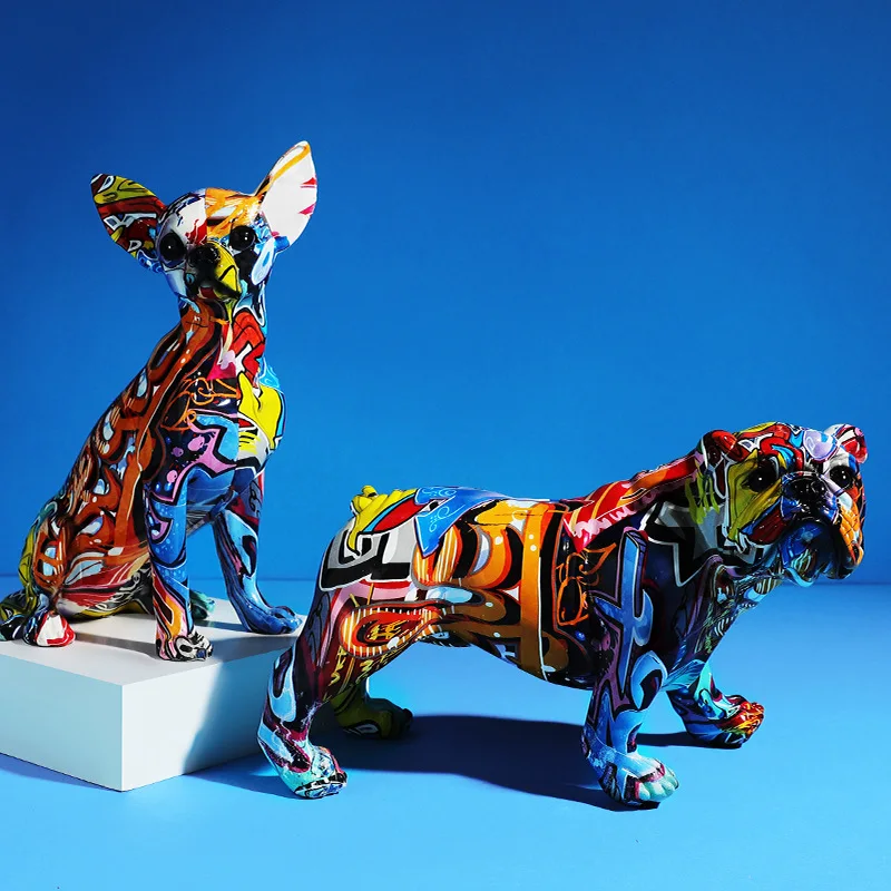 Simple Creative Living Room Colorful Dog Ornaments Home Office Decorations Porch Wine Cabinet Resin Crafts Ornaments Decoration
Simple Creative Living Room Colorful Dog Ornaments Home Office Decorations Porch Wine Cabinet Resin Crafts Ornaments Decoration