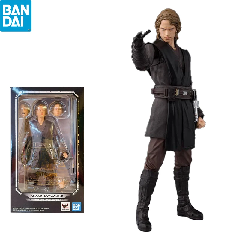 In Stock BANDAI S.H.Figuarts Star Wars Revenge of The Sith Anakin Skywalker PVC Action Character Model Toy Collection Doll Gift
In Stock BANDAI S.H.Figuarts Star Wars Revenge of The Sith Anakin Skywalker PVC Action Character Model Toy Collection Doll Gift