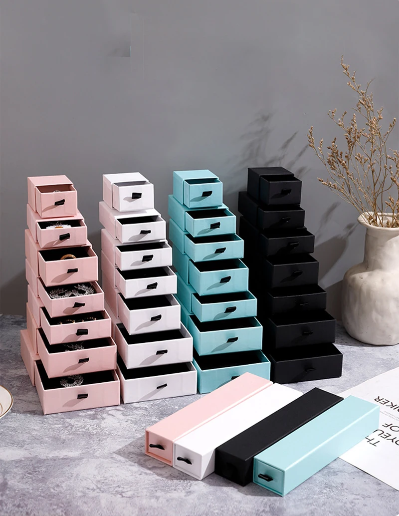 24PCS Drawer Boxes Jewelry Boxes Set Gifts Present Storage Organizer For Necklaces Earrings Rings Square Weddings Package
24PCS Drawer Boxes Jewelry Boxes Set Gifts Present Storage Organizer For Necklaces Earrings Rings Square Weddings Package