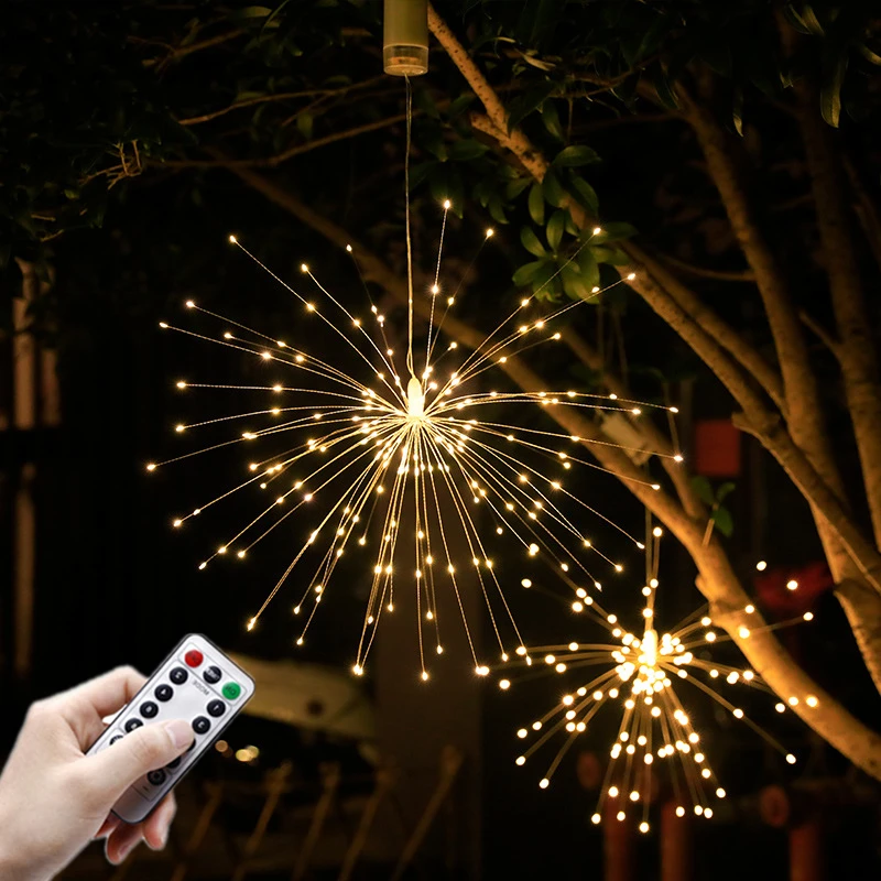 LED Firework Light Explosion Star Copper Wire Fairy Light Decor Dandelion Lamp Remote Control New Year Christmas Decoration 2023
LED Firework Light Explosion Star Copper Wire Fairy Light Decor Dandelion Lamp Remote Control New Year Christmas Decoration 2023