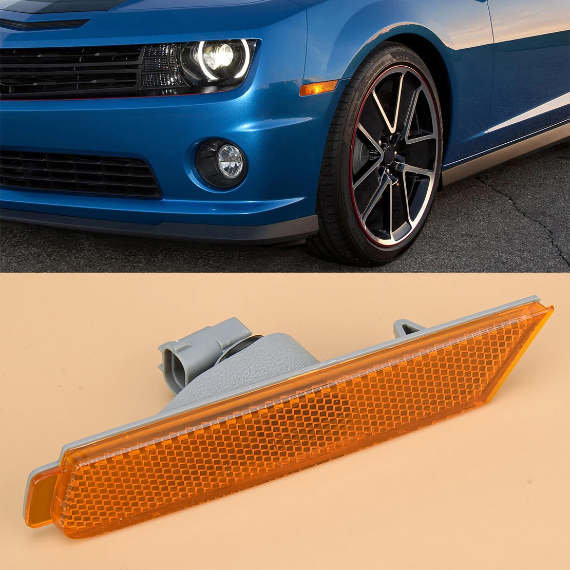GM2550197 92246245 Car Front Left Side Marker Turn Signal Light Amber Fit for Chevrolet Camaro 2010 2011 2012 2013 2014 2015
GM2550197 92246245 Car Front Left Side Marker Turn Signal Light Amber Fit for Chevrolet Camaro 2010 2011 2012 2013 2014 2015