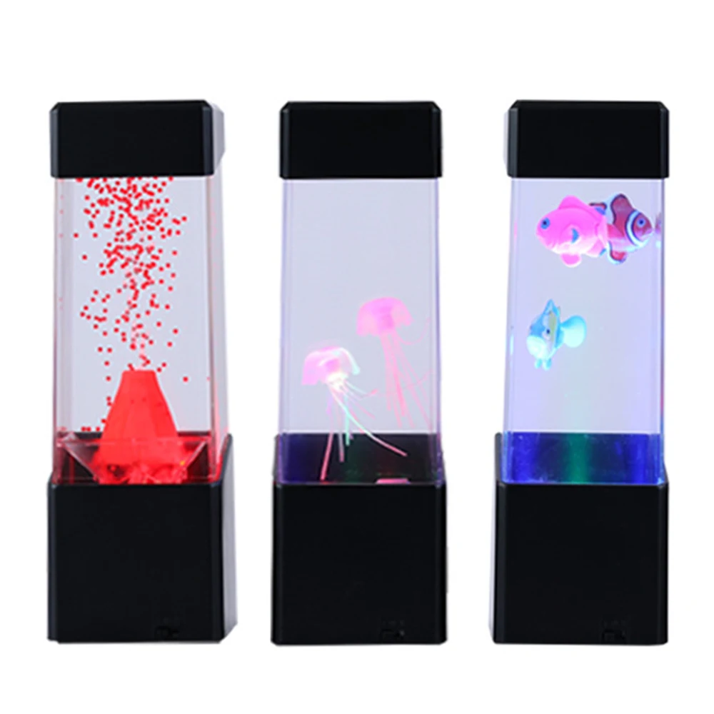 LED Jellyfish Light Aquarium Fish Tank Volcano 7Colors Fantasy Night Lamp for Baby's Bedroom Room Holiday Gift Decor NightLight
LED Jellyfish Light Aquarium Fish Tank Volcano 7Colors Fantasy Night Lamp for Baby's Bedroom Room Holiday Gift Decor NightLight