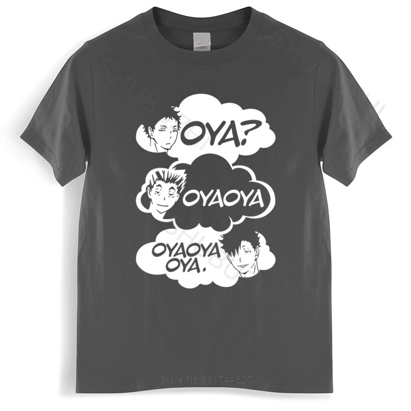 Mens summer cotton tshirt loose tops Oya Oya Oya Haikyuu Men T Shirt Kuroo Anime Bokuto Manga Shoyo Volleyball male tee-shirt
Mens summer cotton tshirt loose tops Oya Oya Oya Haikyuu Men T Shirt Kuroo Anime Bokuto Manga Shoyo Volleyball male tee-shirt