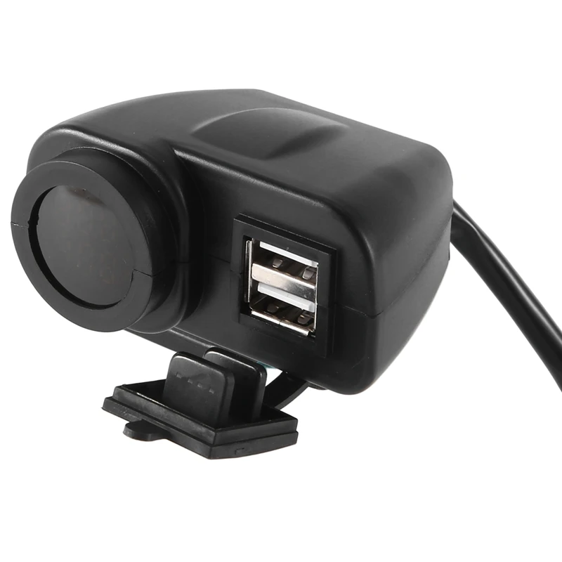 Автомобильное зарядное устройство 1 шт., универсальный измеритель напряжения и температуры с цифровым дисплеем, быстрая зарядка с двумя USB-портами, как показано на рисунке
Автомобильное зарядное устройство 1 шт., универсальный измеритель напряжения и температуры с цифровым дисплеем, быстрая зарядка с двумя USB-портами, как показано на рисунке