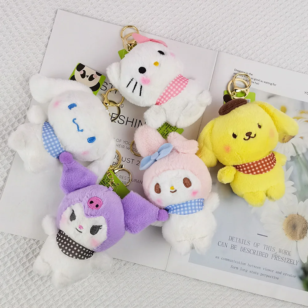 Kawaii Sanrio Plush Toys Keychain Cute Hello Kitty Kuromi Cinnamoroll Soft Stuffed Dolls Bag Pendant Accessories Kids Toys Gifts
Kawaii Sanrio Plush Toys Keychain Cute Hello Kitty Kuromi Cinnamoroll Soft Stuffed Dolls Bag Pendant Accessories Kids Toys Gifts
