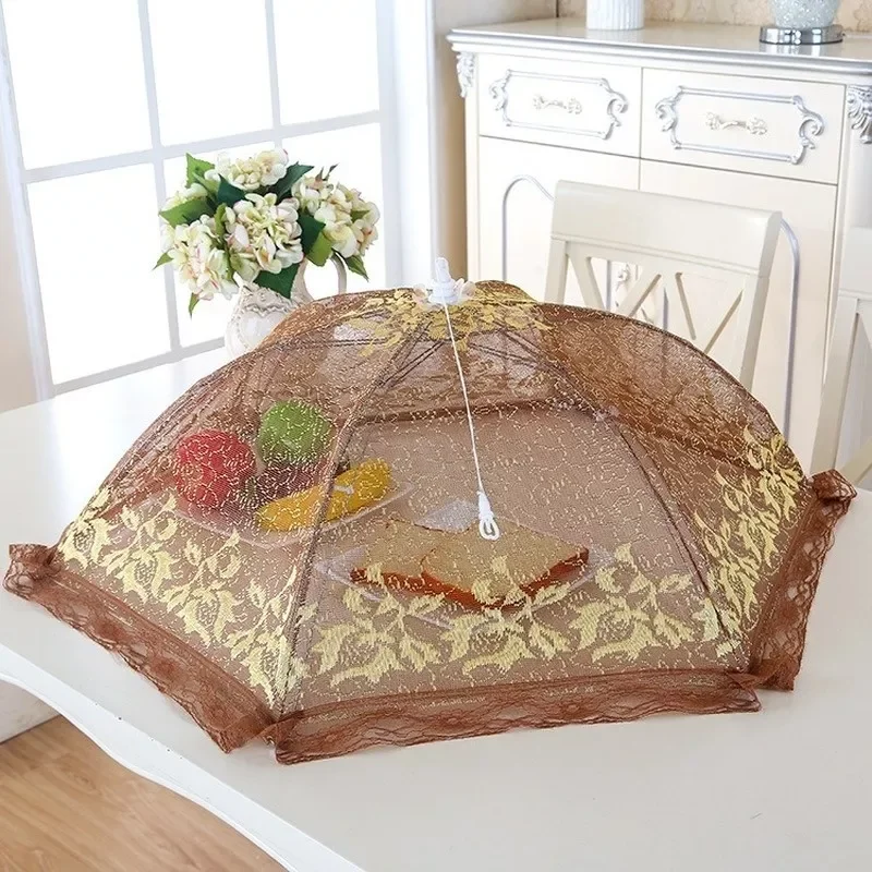 New Umbrella Style Food Covers Anti Fly Mosquito Meal Cover Lace Kitchen Gadgets Cooking Tools
New Umbrella Style Food Covers Anti Fly Mosquito Meal Cover Lace Kitchen Gadgets Cooking Tools