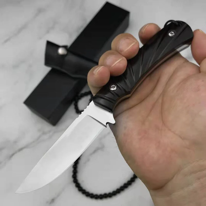 Fixed Blade Knife Free shipping Sharp outdoor knife 5CR13MOV steel blade Wood handle camping self defense EDC tool
Fixed Blade Knife Free shipping Sharp outdoor knife 5CR13MOV steel blade Wood handle camping self defense EDC tool