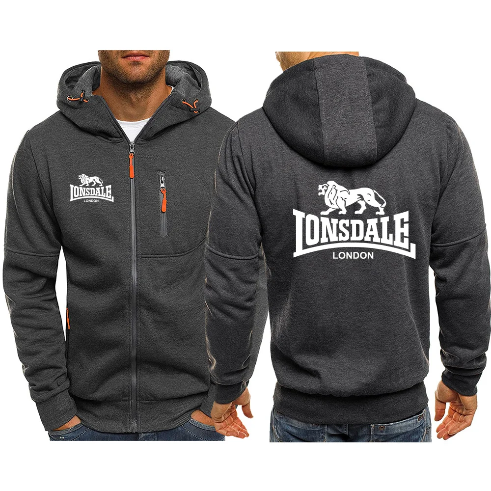 2022Spring Fall New Lonsdale Custom Men'S Personality Zip Hoodie Casual Sweatshirts Jacket Running Fitness Outwear Pocket Zipper
2022Spring Fall New Lonsdale Custom Men'S Personality Zip Hoodie Casual Sweatshirts Jacket Running Fitness Outwear Pocket Zipper