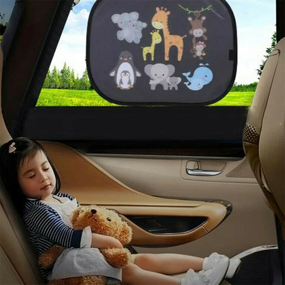 2Pcs Car Side Window Sunshade UV Protect Sun Shade Cover Cartoon Visor Mesh For Children Baby Kids Car Styling
2Pcs Car Side Window Sunshade UV Protect Sun Shade Cover Cartoon Visor Mesh For Children Baby Kids Car Styling