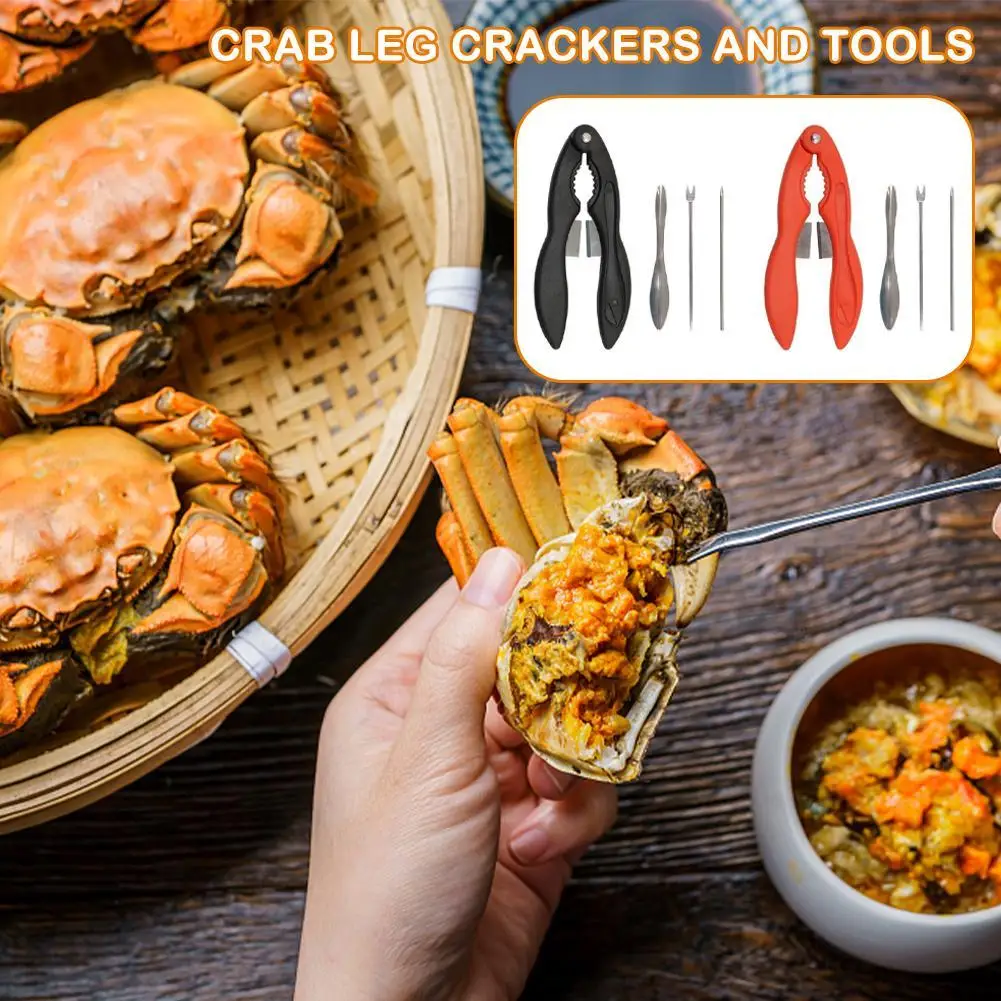 4pcs/Set Crab Eating Tool Scissors Stainless Steel Lobster Break Down Kitchen Seafood Multi-Purpose Sharp Automatic Clamp Knife
4pcs/Set Crab Eating Tool Scissors Stainless Steel Lobster Break Down Kitchen Seafood Multi-Purpose Sharp Automatic Clamp Knife