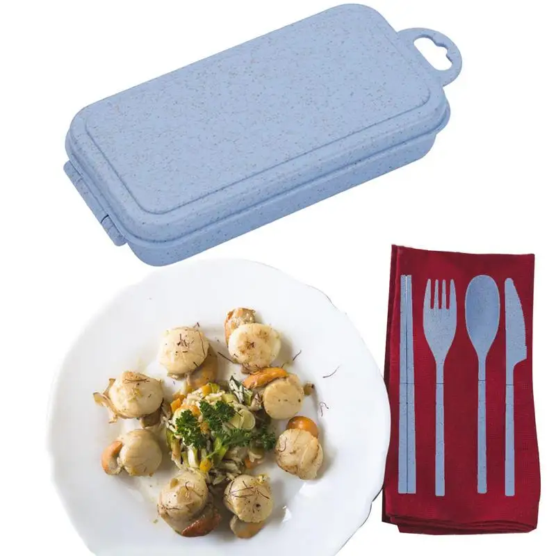 Wheat Straws Dinnerware Set Portable Tableware Cutter Fork Spoon Chopsticks Set Travel Cutlery Set With Utensil Box Travel
Wheat Straws Dinnerware Set Portable Tableware Cutter Fork Spoon Chopsticks Set Travel Cutlery Set With Utensil Box Travel