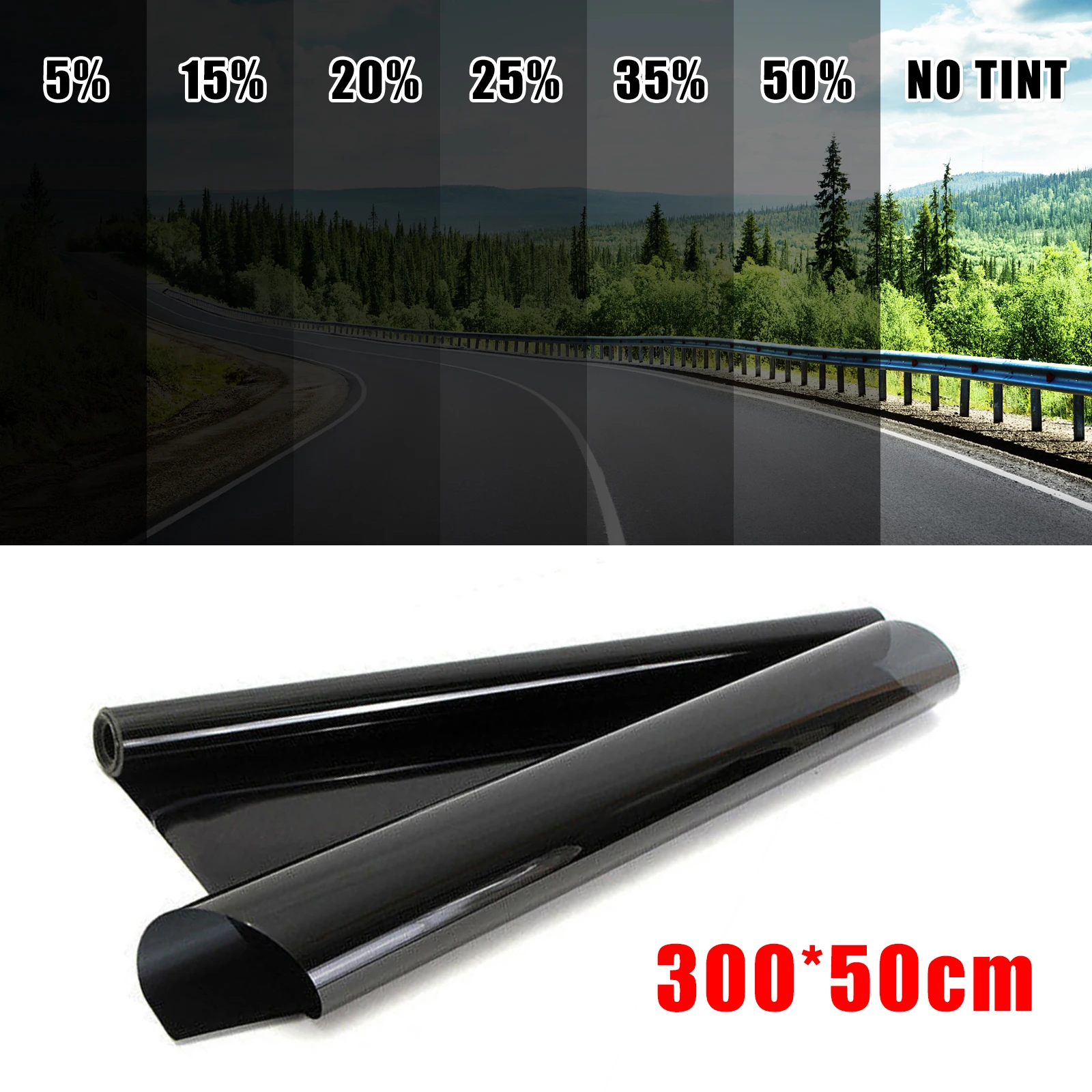 50x300cm Black Car Window Tint Film Glass Sticker VLT 5%-50% Sun Shade Window Tinting Solar UV Protection foils Sticker Films
50x300cm Black Car Window Tint Film Glass Sticker VLT 5%-50% Sun Shade Window Tinting Solar UV Protection foils Sticker Films