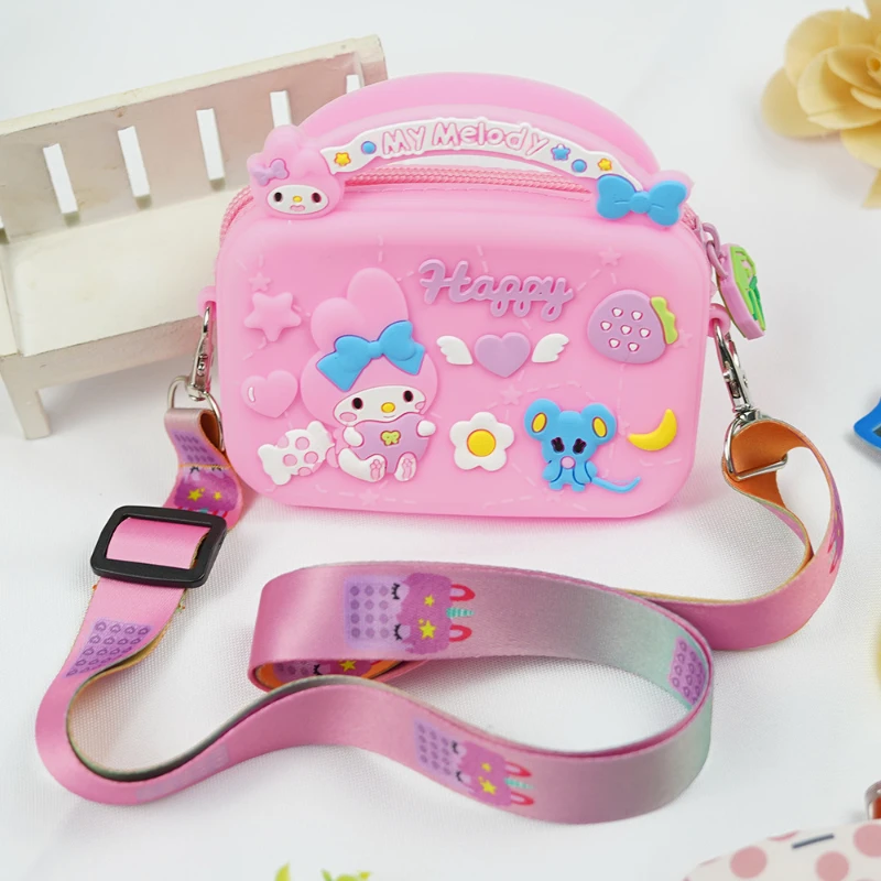Sanrio Melody Silicone Cute Children Coin Purse Decompression Storage Messenger Bag backpacks asian backpack kids girls
Sanrio Melody Silicone Cute Children Coin Purse Decompression Storage Messenger Bag backpacks asian backpack kids girls