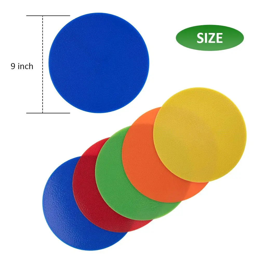 10Pcs Football Training Circle Landmark Pad Obstacle Logo Round Flat Soft Sign Disc Coach Training Plate for Hockey Obstacle new
10Pcs Football Training Circle Landmark Pad Obstacle Logo Round Flat Soft Sign Disc Coach Training Plate for Hockey Obstacle new