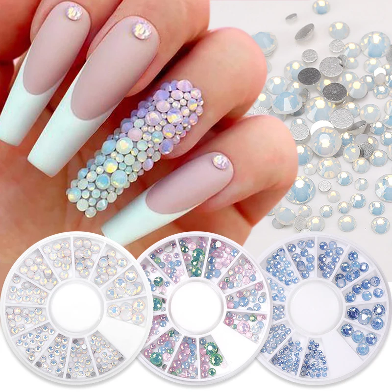 1 Pack Mix Opal Crystal Nail Art Rhinestones 3d AB Crystal Flat Bead DIY Nail Jewelry Sticker Decorations For Nails
1 Pack Mix Opal Crystal Nail Art Rhinestones 3d AB Crystal Flat Bead DIY Nail Jewelry Sticker Decorations For Nails