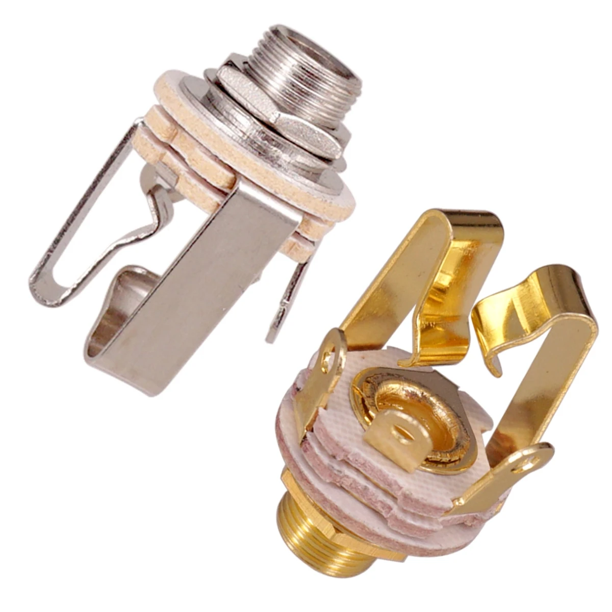 6.35mm Guitar Jack Guitar Plug Musical Instruments Electric Guitar Jack Stereo Mono Input Jacks Plug Socket Chrome Nut Washer
6.35mm Guitar Jack Guitar Plug Musical Instruments Electric Guitar Jack Stereo Mono Input Jacks Plug Socket Chrome Nut Washer
