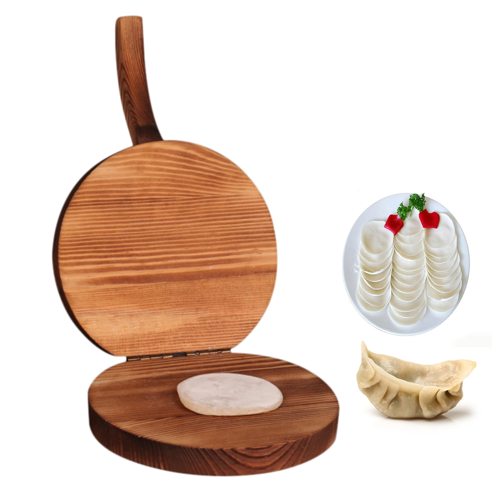 Wooden Dough Pressing Tool Dough Presser Dumpling Skin Press Tool Dumpling Wrapper Making Mold Kitchen Baking Supplies
Wooden Dough Pressing Tool Dough Presser Dumpling Skin Press Tool Dumpling Wrapper Making Mold Kitchen Baking Supplies