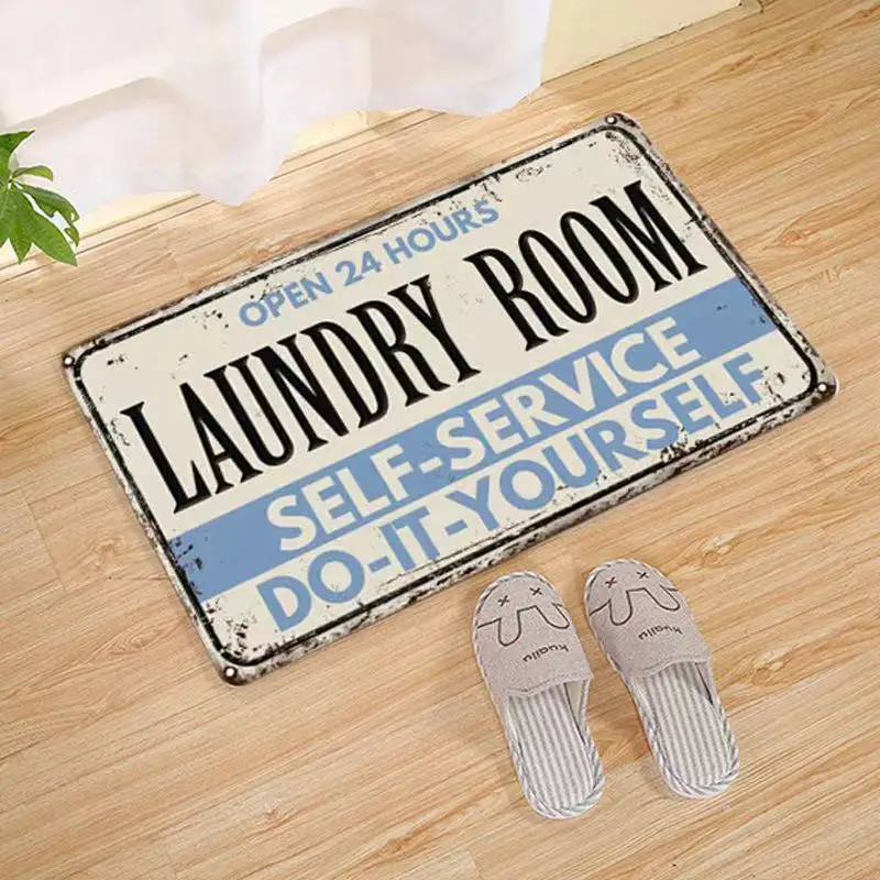 Laundry Room Letters Printed Entrance Door Mat Soft Non-slip Bedroom Living Room Hallway Area Rug Carpet Home Decoration
Laundry Room Letters Printed Entrance Door Mat Soft Non-slip Bedroom Living Room Hallway Area Rug Carpet Home Decoration