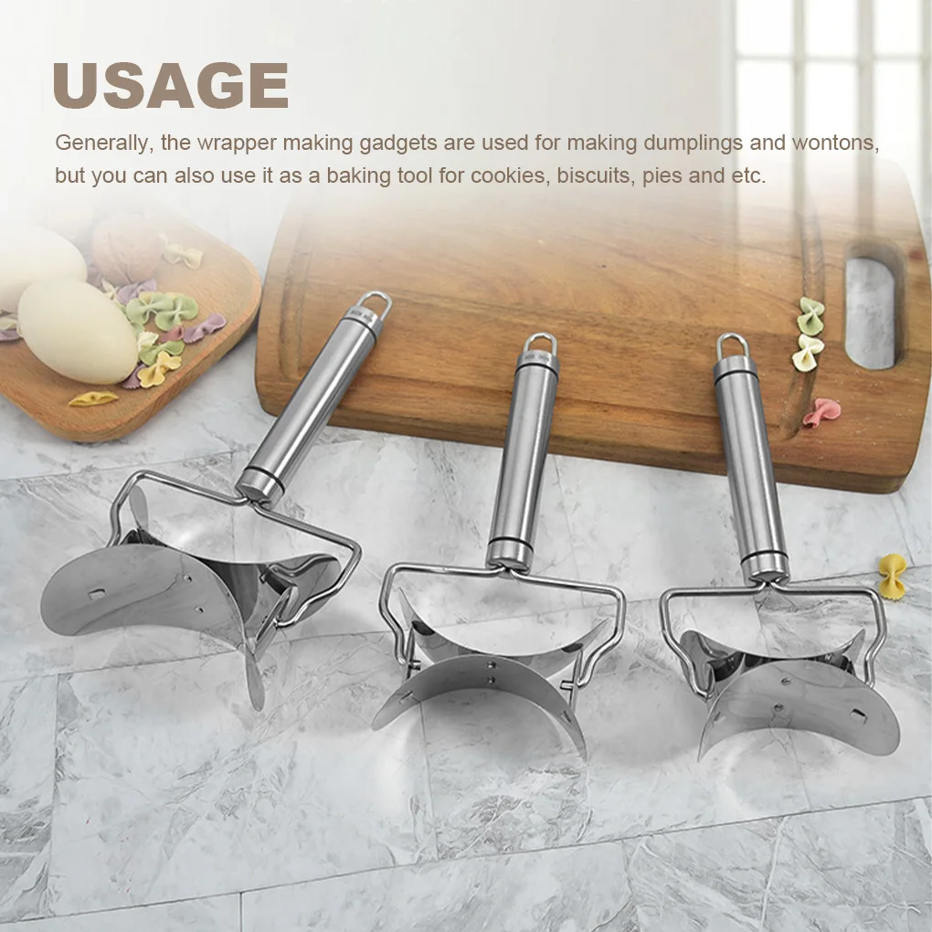 Rolling Baozi Wonton Dumpling Wrapper Maker Pastry Cookies Biscuits Circle Dough Making Tools Bakery Cooking 9.5cm
Rolling Baozi Wonton Dumpling Wrapper Maker Pastry Cookies Biscuits Circle Dough Making Tools Bakery Cooking 9.5cm