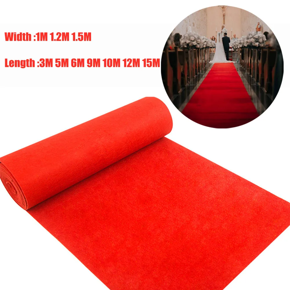 3/6/9/10/12/15m Red Outdoor Carpet Red Carpet for Wedding Hotel Film Festival Corridor Celebration Decor Disposable Event Carpet
3/6/9/10/12/15m Red Outdoor Carpet Red Carpet for Wedding Hotel Film Festival Corridor Celebration Decor Disposable Event Carpet