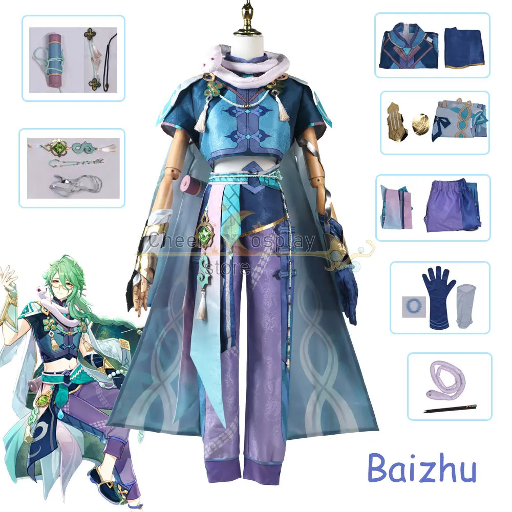 Game Genshin Impact Baizhu Cosplay Costumes Bai Zhu Cosplay Wig Outfit Halloween Genshin Comic Con Role Play Game Men Colthing
Game Genshin Impact Baizhu Cosplay Costumes Bai Zhu Cosplay Wig Outfit Halloween Genshin Comic Con Role Play Game Men Colthing