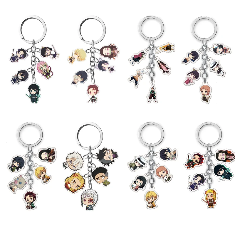 Anime Demon Slayer Keychain Acrylic Kimetsu No Yaiba Blade of Ghost Keychains Key Chain Keyring Jewelry Accessories Fans Gifts
Anime Demon Slayer Keychain Acrylic Kimetsu No Yaiba Blade of Ghost Keychains Key Chain Keyring Jewelry Accessories Fans Gifts