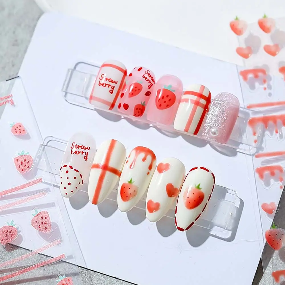 1Sheet 5D Relief Design Self-Adhesive Nail Stickers Summer Flower/Swimsuit/Fish Various Patterns Thin And Tough Nail Art Decals
1Sheet 5D Relief Design Self-Adhesive Nail Stickers Summer Flower/Swimsuit/Fish Various Patterns Thin And Tough Nail Art Decals