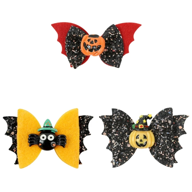 23GF Halloween Pumpkin Bat Hair Clips Bowknot Hairpin Dress Up Accessories for Women
23GF Halloween Pumpkin Bat Hair Clips Bowknot Hairpin Dress Up Accessories for Women