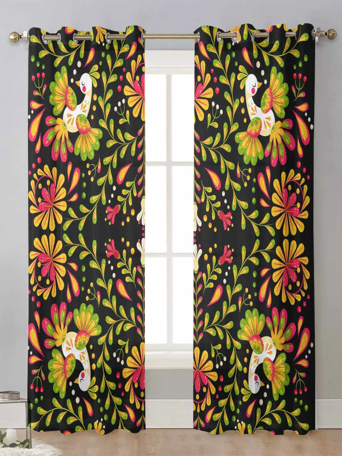 Mexico Geometric Abstract Flower Bird Sheer Curtains For Living Room Window Voile Tulle Curtain Cortinas Drapes Home Decor
Mexico Geometric Abstract Flower Bird Sheer Curtains For Living Room Window Voile Tulle Curtain Cortinas Drapes Home Decor