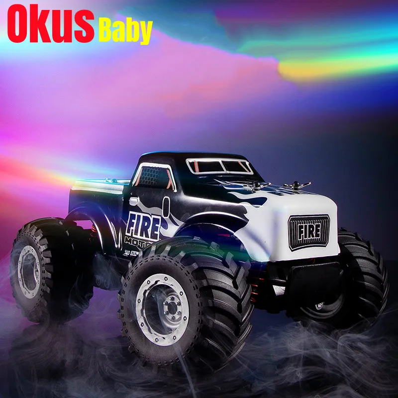 

RC Cars 20KM/H 1/20 Remote Control Truck Off Road 2.4Ghz Vehicle Drift Electric 20 Mins Racing Stunt Kids Toys for Boy