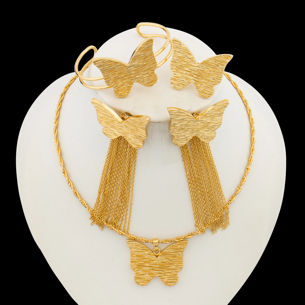 African 18K Gold Plated Jewelry Sets Wedding Dubai Necklace Earrings for Women Nigerian Indian Bridal Bangle Ring Set Party Gift
African 18K Gold Plated Jewelry Sets Wedding Dubai Necklace Earrings for Women Nigerian Indian Bridal Bangle Ring Set Party Gift