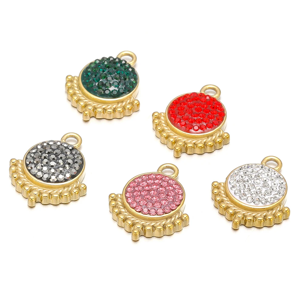 5pcs Stainless Steel Gold Color Sector Boho Rhinestone Charms Pendants for Jewelry Making DIY Necklaces Bracelets Accessories
5pcs Stainless Steel Gold Color Sector Boho Rhinestone Charms Pendants for Jewelry Making DIY Necklaces Bracelets Accessories