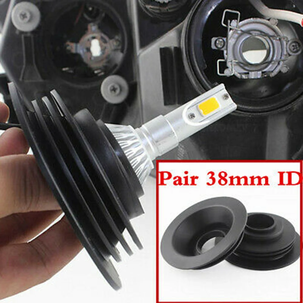 2pcs Black Car Headlight Dust Cover Rubber Housing Waterproof For HID LED Bulb Seal Cap Universal Headlight Kit Dust Cover
2pcs Black Car Headlight Dust Cover Rubber Housing Waterproof For HID LED Bulb Seal Cap Universal Headlight Kit Dust Cover