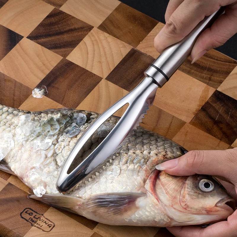 Stainless Fish Scales Graters Scraper Fish Fast Remove Fish Scales Cleaning Home Kitchen Cooking Tool accessorie
Stainless Fish Scales Graters Scraper Fish Fast Remove Fish Scales Cleaning Home Kitchen Cooking Tool accessorie