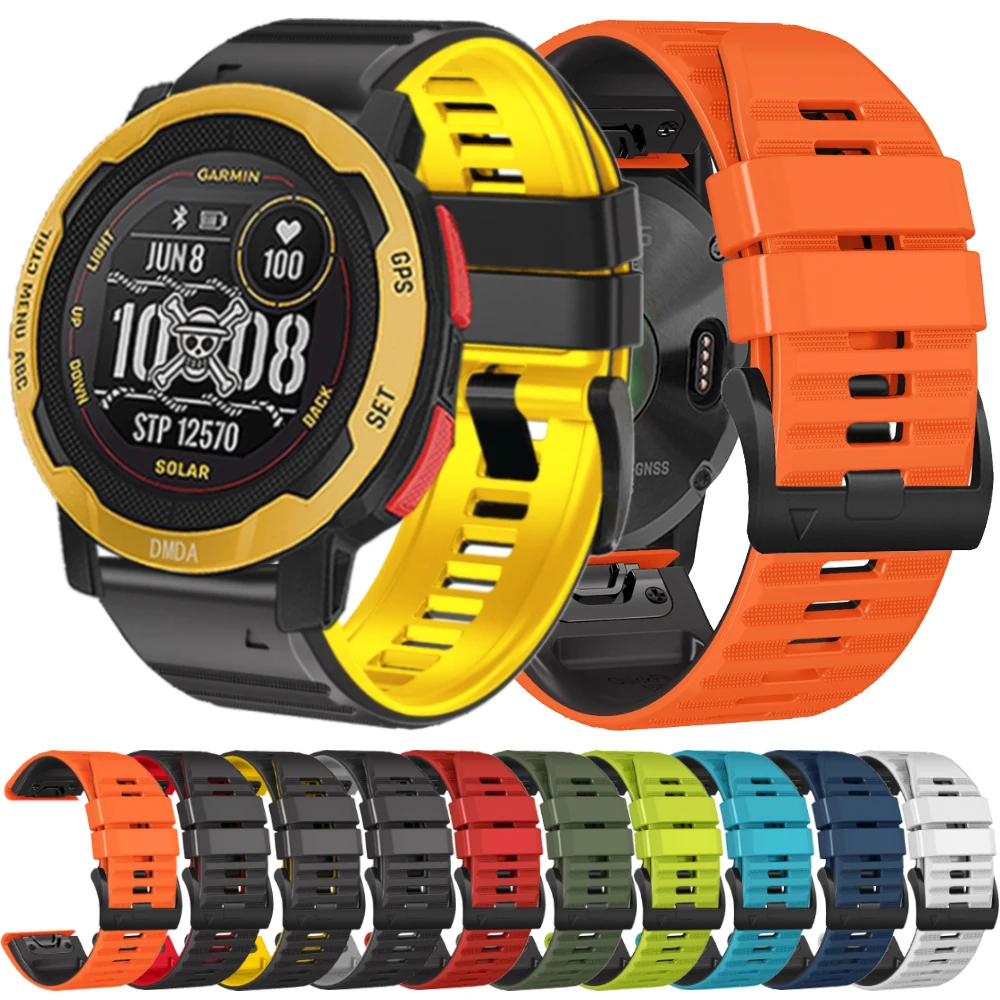 Ремешок силиконовый для наручных часов Garmin Forerunner 955 745 945 LTE S62 S60 / instinct 2 45 мм 22/26 мм
Ремешок силиконовый для наручных часов Garmin Forerunner 955 745 945 LTE S62 S60 / instinct 2 45 мм 22/26 мм