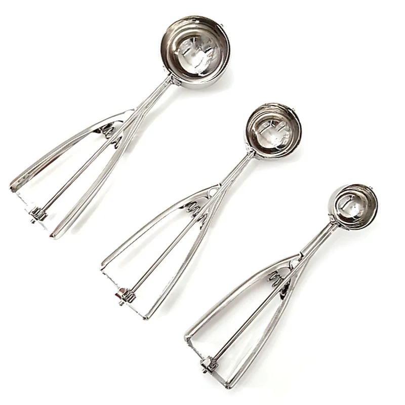 Ice Cream Scoop Kitchen Tools 3 Size Stainless Steel Spring Handle Mash Potato Watermelon Ball Scoop Home Kitchen Accessories
Ice Cream Scoop Kitchen Tools 3 Size Stainless Steel Spring Handle Mash Potato Watermelon Ball Scoop Home Kitchen Accessories