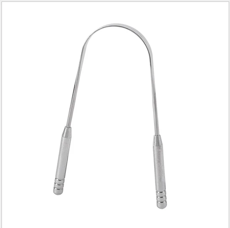 Скребок для языка полости рта из нержавеющей стали для гигиены полости рта
Скребок для языка полости рта из нержавеющей стали для гигиены полости рта