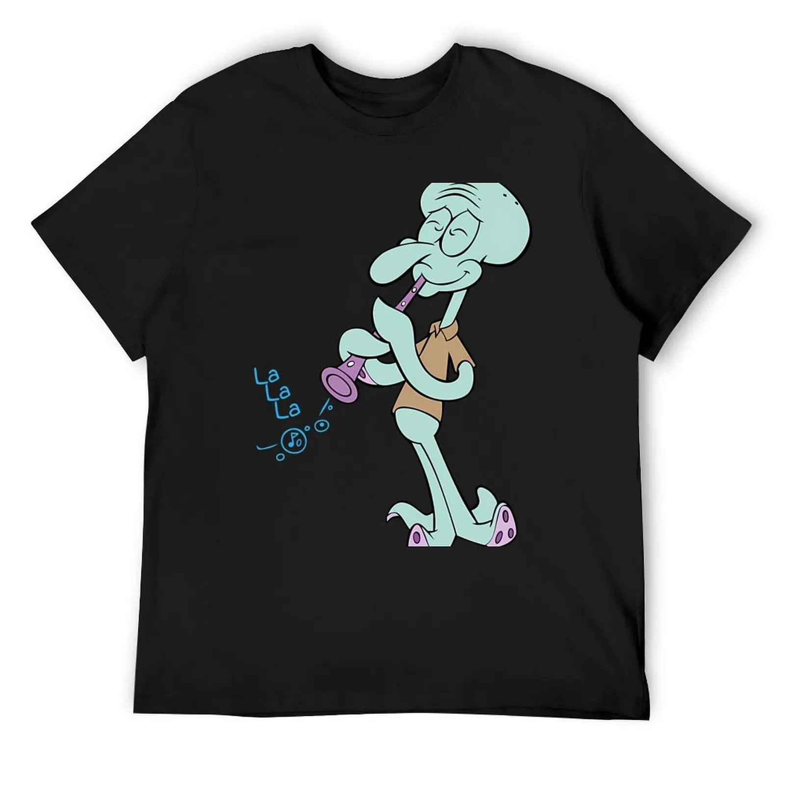 Футболка с кларнетом Squidward