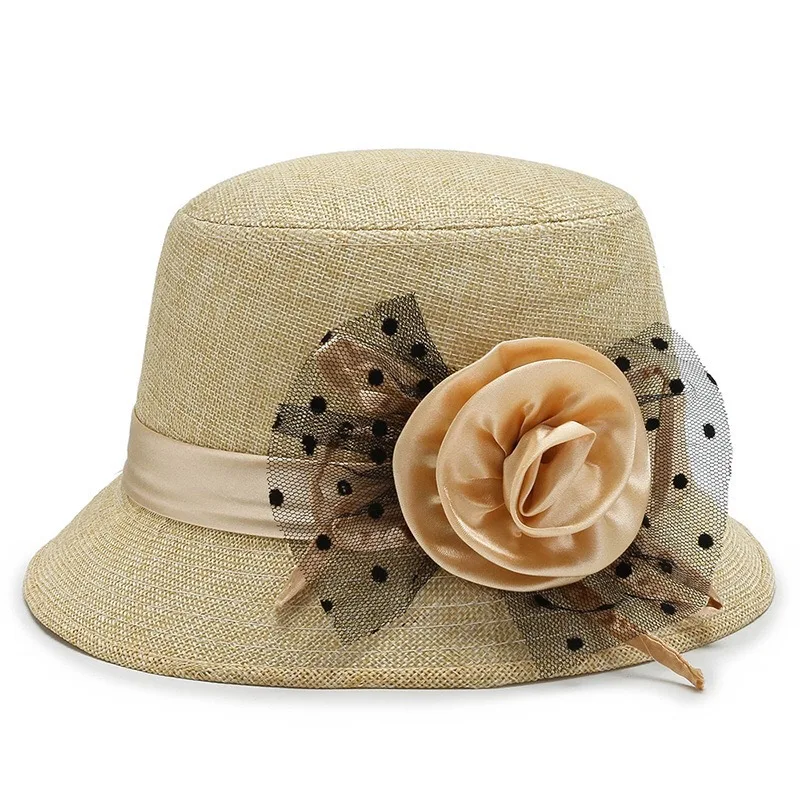 Spring Summer Black Sand Flower Middle-aged Elderly Hat Women's British Solid Color Caps
Spring Summer Black Sand Flower Middle-aged Elderly Hat Women's British Solid Color Caps