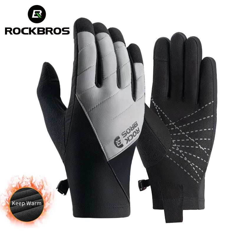 ROCKBROS Autumn Winter Warm Bicycle Gloves Screen Touch Full Finger Scooter Motorcycle Bike Gloves Thermal Fleece Cycling Gloves
ROCKBROS Autumn Winter Warm Bicycle Gloves Screen Touch Full Finger Scooter Motorcycle Bike Gloves Thermal Fleece Cycling Gloves