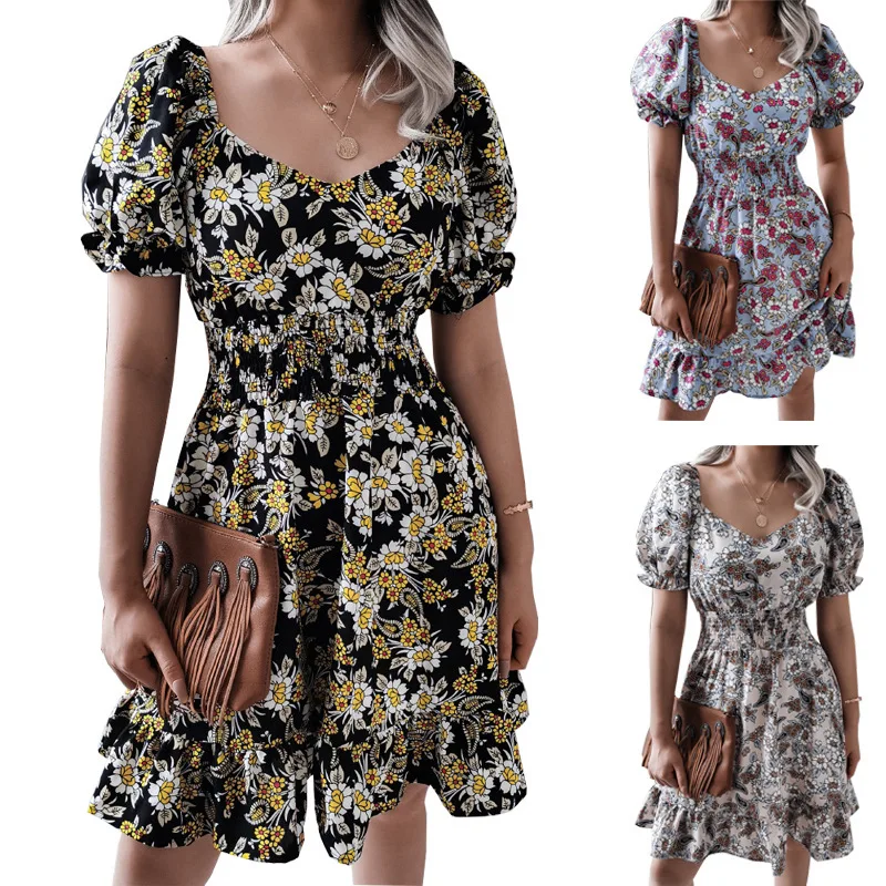 Women Loose Vintage Elegnat Sexy Dress Large Big Ruffles Floral Summer Boho Casual Party Beach Dresses Plus Size
Women Loose Vintage Elegnat Sexy Dress Large Big Ruffles Floral Summer Boho Casual Party Beach Dresses Plus Size